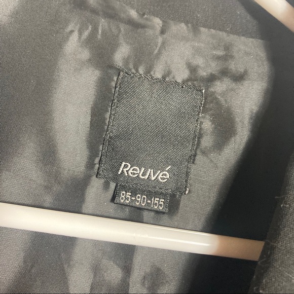 Reuve Black short Sleeve Button Front Black Blazer - Picture 4 of 11